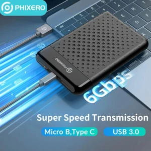 2.5" SATA USB 3.0 Hard Drive Disk HDD SSD Enclosure External Laptop Case Adapter - Afbeelding 1 van 13