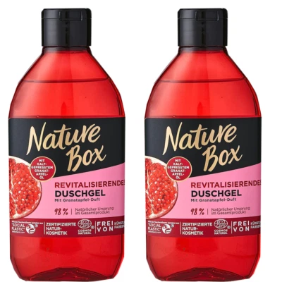 SCHWARZKOPF & HENKEL - NATUR BOX - 2 x Nature Box Revitalisierendes Duschgel mit Granatapfel-Duft 250ml