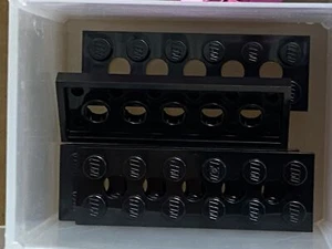 Lego Stck.-schwarze Technic Platte 2 x 6 mit 5 Löchern-Nr. 32001-MENGE 5 - Bild 1 von 1