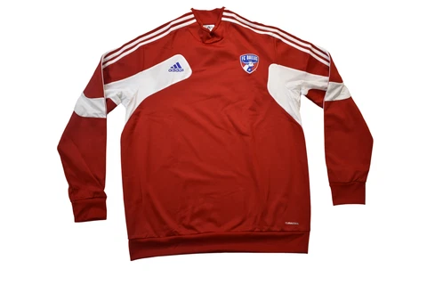 adidas MLS Mens F.C. Dallas Soccer Climacool Training Top Sweatshirt NWT XL Cover