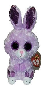 Ty Beanie Boos - FUZZY the Bunny Rabbit (6 Inch) NEW MWMTs Stuffed Animal Toy - Picture 1 of 8