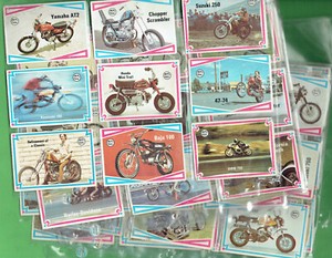 #T314.   SET(66) 1974  SCANLENS CHOPPERS & HOT BIKES CARDS