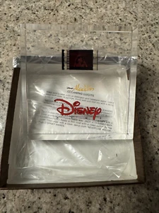 DISNEY embedded ALADDIN FILM lucite From Disney NEW IN BOX! - Picture 1 of 1