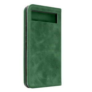 Étui Portefeuille pour Google Pixel 7a Porte-cartes Soft-touch Vert - Photo 1 sur 6