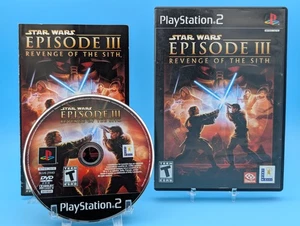Star Wars: Episode III: Revenge of the Sith (Sony PlayStation 2, 2005) Tested - Picture 1 of 6