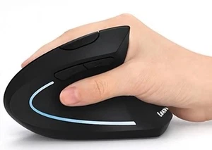 Lekvey Ergonomic Mouse, Vertical Wireless Mouse Rechargeable 2.4GHz 6 Buttons - Picture 1 of 3