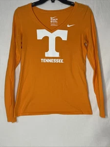 Camiseta Nike para mujer Tennessee Volunteers manga larga cuello en V naranja blanco mediana - Imagen 1 de 7