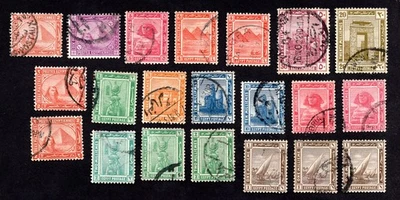British Egypt 1893-1914 group of 21 stamps used CV=11$ - Image 1 of 2