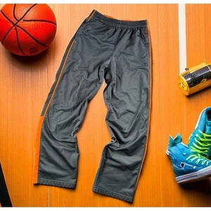 Vintage Starter Track Pants YXL 14-16 Black Athletic Training Workout Shiny - Photo 1/11