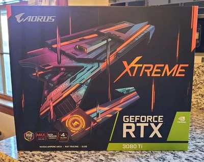 GIGABYTE AORUS GeForce RTX 3080 Ti Master 12G Graphics Card Max Covered Cooling - Image 1 of 4