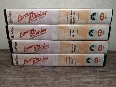 Lot Of 4 Laverne And Shirley The Collectors Edition VHS 1997 Foto 1 de 4