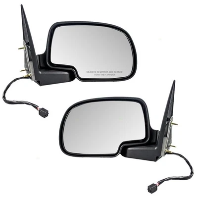 Fits 1999-2002 Silverado 1500 Power Mirror Puddle Lamp Heated Manual Fold Set - Изображение 1 из 4