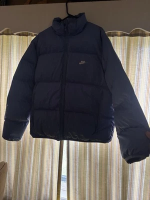 Nike Light Blue Sportswear Club Puffer Jacket - Image 1 of 2