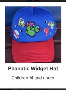 BRAND NEW 4/20/2025 Philadelphia Phillies SGA - PHILLIE PHANATIC Widget Hat Cap - Picture 1 of 1