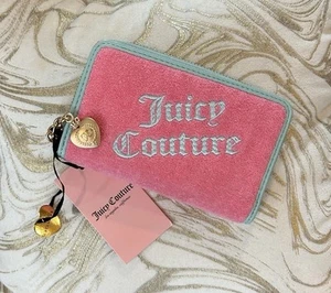¡Nuevo! Bandolera exclusiva Juicy Couture rosa y verde azulado con cartera corazón - Imagen 1 de 4