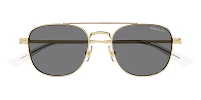 Gafas de sol Montblanc MB0363S masculinas doradas 51 mm nuevas 100 % auténticas Foto 1 de 4