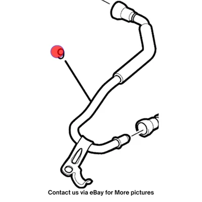 2009 Chevrolet LuminaS Body Side Fuel Injection Hose Assembly Used OEM 92226720 - Image 1 of 4