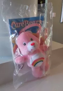 Burger King - Care Bears - Mini Cheer Bear Plush with Clip - NIB - Picture 1 of 4