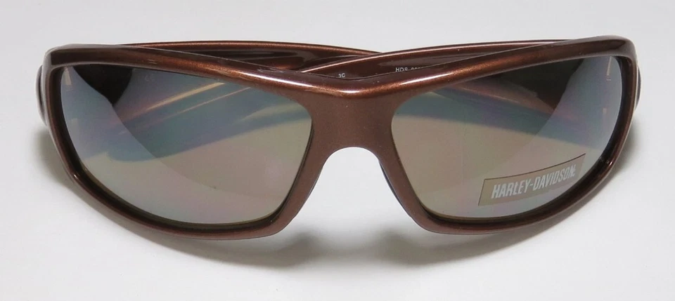 Harley Davidson HDS8002 BRN-1F Brown Wrap Plastic Sunglasses Frame 63-15-125 - Image 1 of 2
