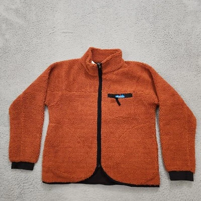 Chaqueta Kavu Mujer Mediana Pinesdale Pan de Jengibre Cremallera Completa Vellón Sherpa Pile Campamento Foto 1 de 4