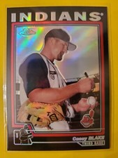 2004 Topps Chrome Black Refractors #320 Casey Blake - Cleveland Indians