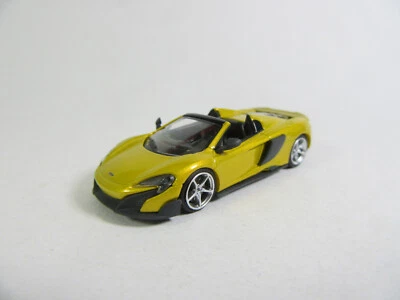 Minichamps 1:87 2017 Mclaren 675 LT Spider Giallo Metallico Modello Finitto - Immagine 1 di 4