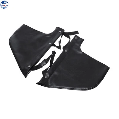 Cubiertas de carenado de repuesto negras para calentador inferior de piernas para Victory Cross Country Tour Foto 1 de 4