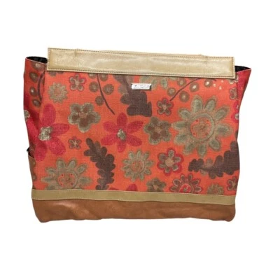 Bolso de mano de viaje Miche Prima Shell floral gracia naranja floral cuero sintético Foto 1 de 4