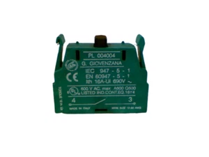 Giovenzana PL004004 CONTACT BLOCK 600VAC 2SPEED - Picture 1 of 1