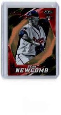 2017 Topps Fire Orange Sean Newcomb RC 039/299 Atlanta Braves #7