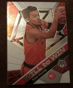 Trae Young 2019 Panini Mosaic Will To Win #11 Atlanta Hawks - Picture 1 of 2