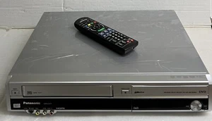 Panasonic DMR-EZ47V DVD Recorder VCR Combi Freeview VHS Via HDMI - Silver - Picture 1 of 4