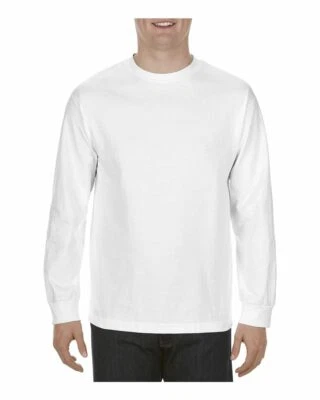 American Apparel - Unisex Heavyweight 100% Cotton Long Sleeve Tee 1304 NEW SALE! - Image 1 of 2