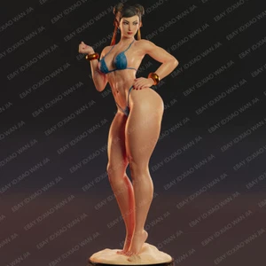 Figura de resina escala 1/24 Chunli bikini niña modelo sexy GK sin pintar sin montar - Imagen 1 de 9