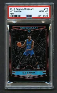 (3) 2018 Obsidian Red /5 Orange /25 Purple /49 MO BAMBA RC #72 PSA 10 GEM MT Lot - Picture 1 of 6