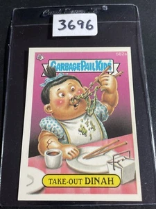 1988 Topps Garbage Pail Kids Card GPK Series 15 OS15 582a Take Out Dinah NDC MT - Bild 1 von 3