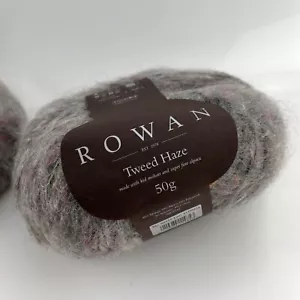 Rowan Tweed Haze Chunky Mohair Alpaca Cotton Knitting Yarn Wool 50g NEW - Picture 1 of 7