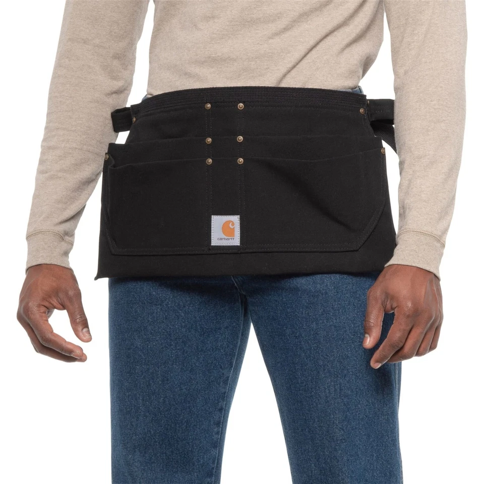 Carhartt A09 Firm Duck Half Work Utility Apron Pouch For Men Size 2XL Black - Image 1 of 1
