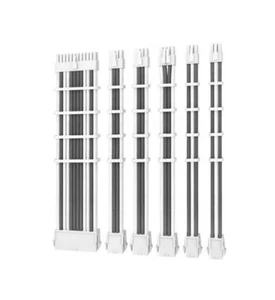 Antec CIP4 Cable Kit White Grey - 6 Pack, 24ATX, 4+4 EPS, 16AWG Thicker, High Pe - Picture 1 of 1