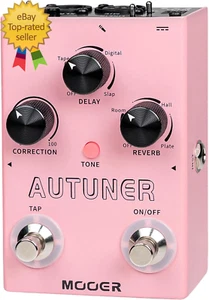 Autuner Vocal Effects Processor Voice Pedal Pitch Correction Hall Delay Guitar - Bild 1 von 7