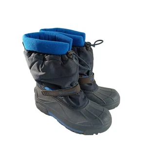 Columbia Frost Flight Boys Snow Boots Toddler Size 4 Blue Winter - Picture 1 of 14