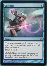 Quicken FOIL Guildpact NM Blue Rare MAGIC GATHERING CARD (ID# 222585) ABUGames
