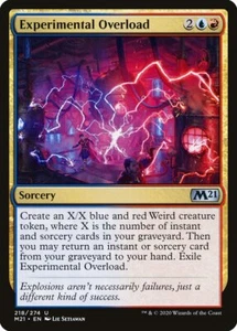 4x Experimental Overload - Casi nuevo Core Set 2019-2021 Sparrow Magic - Imagen 1 de 1