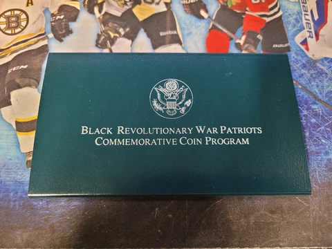 1998 Black Revolutionary War Patriots Commemorative Coin Uncirculated Cover