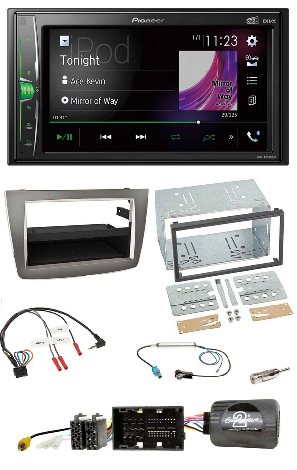 Pioneer 2DIN Lenkrad DAB USB Bluetooth Autoradio für Alfa Romeo Mito 2014-2018 s - Bild 1 von 4
