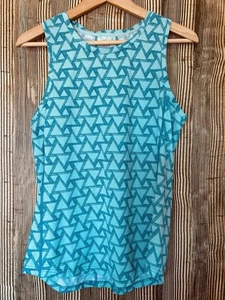 Title Nine Damen Sport Tank Top M Türkis Ärmellos Workout Activewear - Bild 1 von 6
