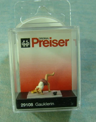 Preiser escala HO, niña preformadora para circo, #20382, hecho en Alemania escala 1:87 Foto 1 de 3