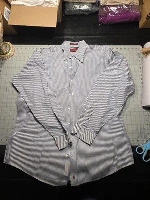 Nordstrom Long Sleeve Dress Shirt, Button Up, Striped 17-37 - Image 1 of 4