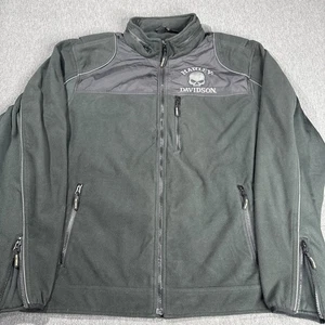 Chaqueta Harley-Davidson Hombre XL Willie G Calavera Caparazón Suave Negra Con Capucha Reflectante - Imagen 1 de 16