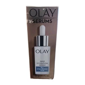 OLAY SERUMS Olay Deep Hydration Serum w/Vitamin B3 + Hyaluronic Acid 1.3 FL OZ - Picture 1 of 7